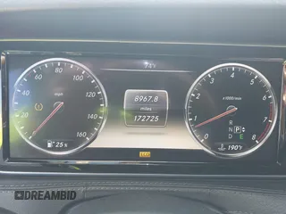 2014 Mercedes-Benz S with VIN WDDUG8CB7EA020603, listed as a IAAI auction lot 42205201 with 172,725 mi miles. Bid and sale history available at carsss.com. Image 7.