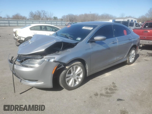 2015 Chrysler 200 Limited with VIN 1C3CCCAB1FN702771, listed as a Copart auction lot 50068535 with 173,020 mi miles and Salvage Title. Bid and sale history available at DreamBid. Image 1.