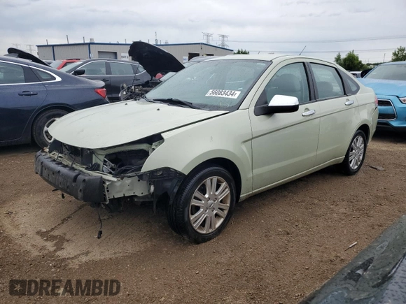 2011 Ford Focus SEL with VIN 1FAHP3HN1BW147174, listed as a Copart auction lot 56083434 with 87,287 mi miles and Salvage Title. Bid and sale history available at carsss.com. Image 1.