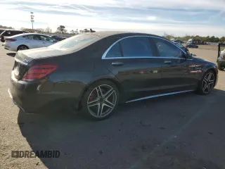 2018 Mercedes-Benz S 63 AMG with VIN WDDUG8JB0JA361449, listed as a Copart auction lot 77547564 with 41,408 mi miles and Salvage Title. Bid and sale history available at DreamBid. Image 3.