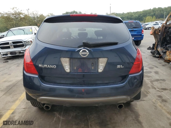 2003 Nissan Murano SL with VIN JN8AZ08T03W113641, listed as a Copart auction lot 71799404 with 98,383 mi miles and Salvage Title. Bid and sale history available at carsss.com. Image 6.