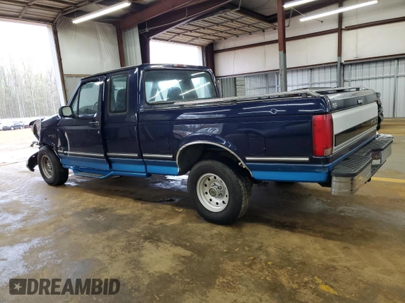 1995 Ford F-150 with VIN 1FTEX15NXSKB73463, listed as a Copart auction lot 51401885 with 196,871 mi miles and Salvage Title. Bid and sale history available at carsss.com. Image 2.