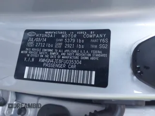 2015 Hyundai Genesis 3.8L z VIN KMHGN4JE8FU035304, wystawiony jako IAAI lot #40998439 z przebiegiem 133 100 mil mil oraz . Historia ofert i sprzedaży dostępna na DreamBid. Obrazek 9.