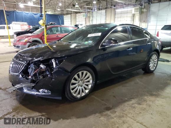 2013 Buick Regal Turbo Premium 1 with VIN 2G4GS5EV5D9158464, listed as a Copart auction lot 50976855 with 110,254 mi miles and Clean Title. Bid and sale history available at carsss.com. Image 1.