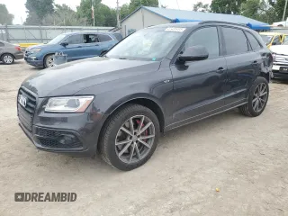 2016 Audi SQ5 Premium Plus with VIN WA1CCAFP3GA123594, listed as a Copart auction lot 57435495 with 149,996 mi miles and Salvage title. Bid and sale history available at DreamBid. Image 1.