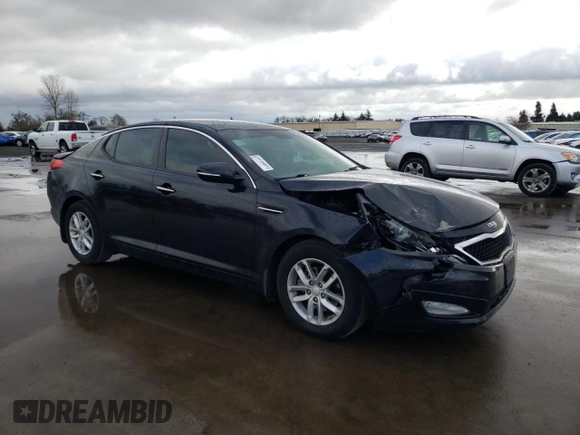 2013 Kia Optima LX with VIN KNAGM4A73D5327021, listed as a Copart auction lot 47583175 with 90,472 mi miles and Salvage Title. Bid and sale history available at carsss.com. Image 4.
