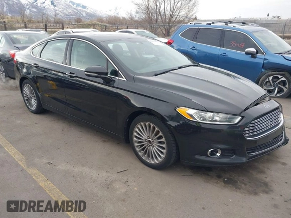 2015 Ford Fusion Titanium with VIN 3FA6P0K91FR238763, listed as a IAAI auction lot 41855030 with 162,060 mi miles. Bid and sale history available at carsss.com. Image 1.