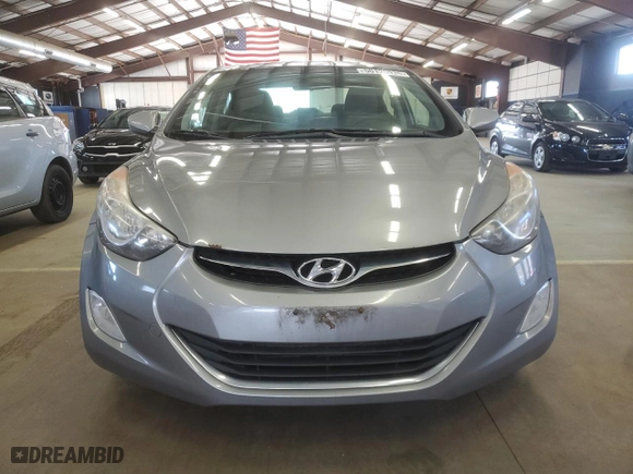 2012 Hyundai Elantra GLS PZEV with VIN KMHDH4AE7CU258259, listed as a Copart auction lot 50125935 with 154,437 mi miles and Salvage Title. Bid and sale history available at carsss.com. Image 5.