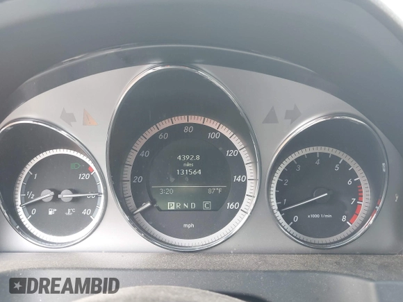 2010 Mercedes-Benz C 300 Sport with VIN WDDGF5EB2AA390184, listed as a IAAI auction lot 42153744 with 131,564 mi miles and . Bid and sale history available at DreamBid. Image 7.