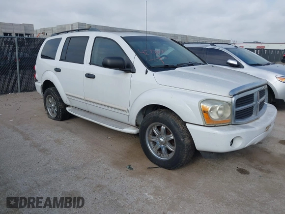 2004 Dodge Durango Limited with VIN 1D4HD58D34F211338, listed as a IAAI auction lot 42754684 with 230,021 mi miles and . Bid and sale history available at DreamBid. Image 1.