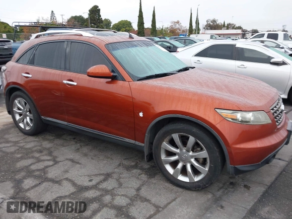 2006 Infiniti FX with VIN JNRAS08U16X106432, listed as a IAAI auction lot 40919899 with 154,232 mi miles. Bid and sale history available at carsss.com. Image 1.