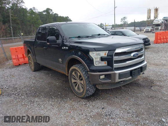 2016 Ford F-150 XLT with VIN 1FTEW1EG1GFC00604, listed as a IAAI auction lot 41519752 with 120,834 mi miles. Bid and sale history available at carsss.com. Image 1.