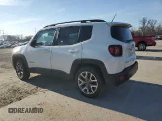 2017 Jeep Renegade Latitude with VIN ZACCJBBB2HPF24891, listed as a Copart auction lot 50672155 with 93,730 mi miles and Salvage Title. Bid and sale history available at carsss.com. Image 2.