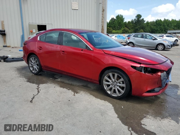 2019 Mazda 3 Preferred with VIN 3MZBPADL1KM105819, listed as a Copart auction lot 61461705 with 70,074 mi miles and Salvage title. Bid and sale history available at DreamBid. Image 4.