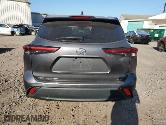 2023 Toyota Highlander L with VIN 5TDKDRAH7PS009775, listed as a Copart auction lot 61952625 with 55,475 mi miles and Salvage title. Bid and sale history available at DreamBid. Image 6.