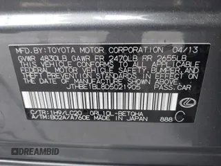 2013 Lexus GS 350 z VIN JTHBE1BL8D5021905, wystawiony jako IAAI lot #42357199 z przebiegiem 73 360 mil mil oraz . Historia ofert i sprzedaży dostępna na DreamBid. Obrazek 9.