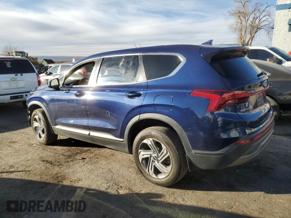 2021 Hyundai Santa Fe SE with VIN 5NMS1DAJ0MH333941, listed as a Copart auction lot 46282625 with 63,610 mi miles and Salvage Title. Bid and sale history available at carsss.com. Image 2.
