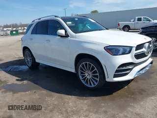 2021 Mercedes-Benz GLE 580 with VIN 4JGFB8GB1MA577108, listed as a IAAI auction lot 41636776 with 25,907 mi miles and . Bid and sale history available at DreamBid. Image 1.