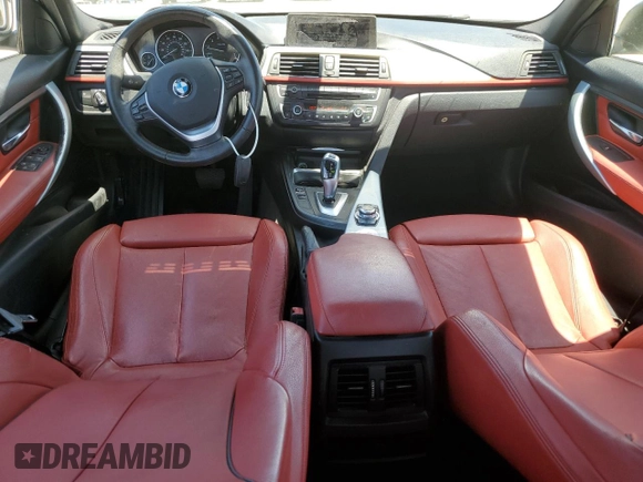 2012 BMW 3 Series 328i with VIN WBA3A5G51CNP18105, listed as a Copart auction lot 57418035 with 120,575 mi miles and Salvage title. Bid and sale history available at DreamBid. Image 8.