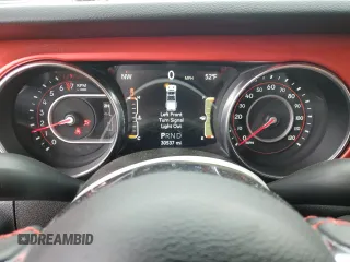 2021 Jeep Gladiator Rubicon with VIN 1C6JJTBG6ML518543, listed as a Copart auction lot 59877365 with 30,537 mi miles and Salvage title. Bid and sale history available at DreamBid. Image 9.
