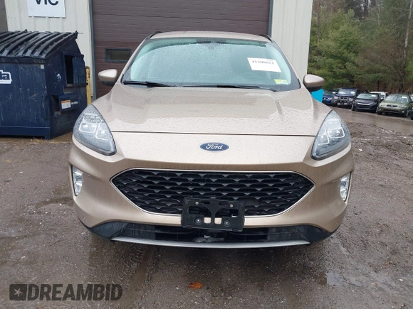 2021 Ford Escape Titanium Hybrid with VIN 1FMCU9DZXMUA66161, listed as a IAAI auction lot 41208651 with 61,198 mi miles and . Bid and sale history available at DreamBid. Image 12.