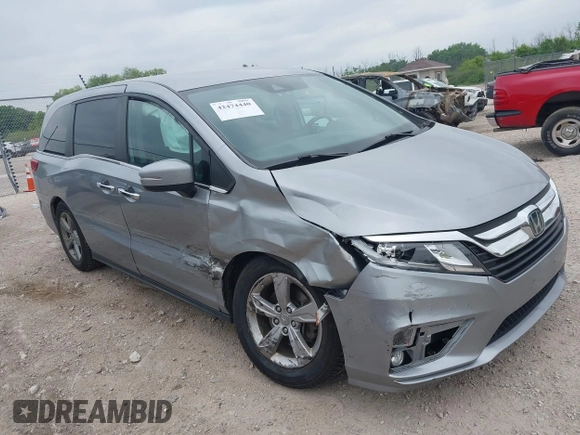 2019 Honda Odyssey EX with VIN 5FNRL6H53KB129212, listed as a IAAI auction lot 42474440 with 142,431 mi miles and . Bid and sale history available at DreamBid. Image 1.