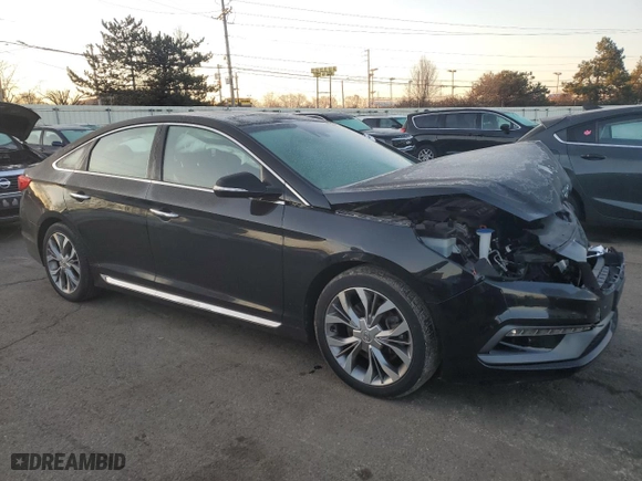 2015 Hyundai Sonata 2.0T Limited with VIN 5NPE34AB1FH135164, listed as a Copart auction lot 48238985 with 112,336 mi miles and Salvage Title. Bid and sale history available at carsss.com. Image 4.