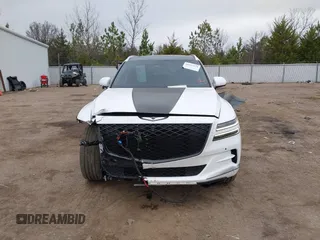2024 Genesis GV80 z VIN KMUHBDSB9RU150422, wystawiony jako IAAI lot #41527174 z przebiegiem 41 956 mil mil oraz . Historia ofert i sprzedaży dostępna na DreamBid. Obrazek 12.