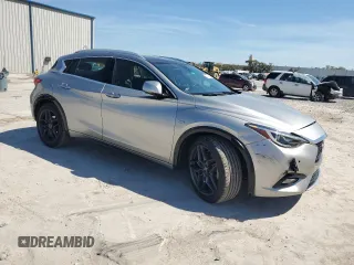 2019 Infiniti QX30 Essential with VIN SJKCH5CP1KA010638, listed as a Copart auction lot 47231025 with 62,393 mi miles and Salvage title. Bid and sale history available at DreamBid. Image 4.