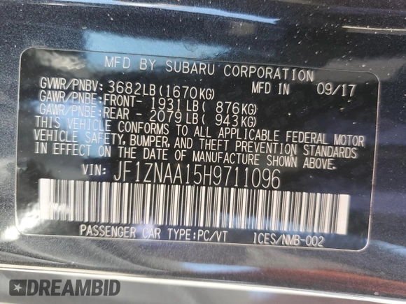 2017 Toyota 86 with VIN JF1ZNAA15H9711096, listed as a Copart auction lot 70324104 with 79,095 mi miles and Salvage Title. Bid and sale history available at carsss.com. Image 14.