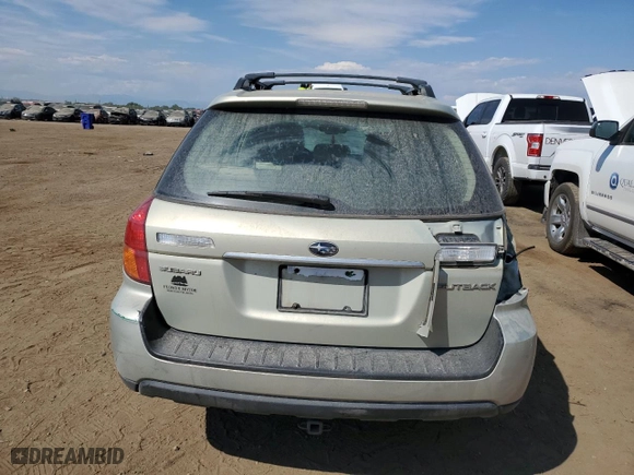 2006 Subaru Legacy Wagon Outback 2.5i with VIN 4S4BP61C167318849, listed as a Copart auction lot 70149544 with 150,893 mi miles and Salvage Title. Bid and sale history available at carsss.com. Image 6.
