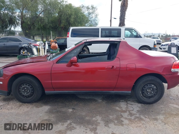 1995 Honda del Sol S with VIN JHMEG1144SS003580, listed as a IAAI auction lot 41701598 with 276,749 mi miles. Bid and sale history available at carsss.com. Image 14.