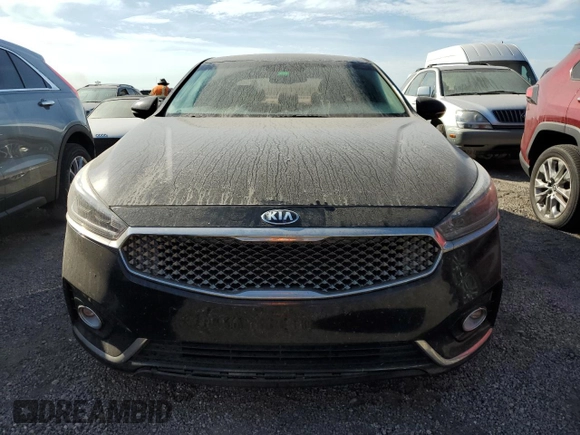 2017 Kia Cadenza Premium with VIN KNALB4J17H5073187, listed as a Copart auction lot 76198994 with 102,049 mi miles and Salvage Title. Bid and sale history available at carsss.com. Image 5.