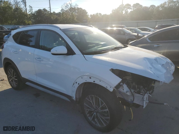 2019 Hyundai Tucson Night with VIN KM8J33AL1KU982750, listed as a Copart auction lot 80826894 with 50,315 mi miles and Salvage Title. Bid and sale history available at carsss.com. Image 4.