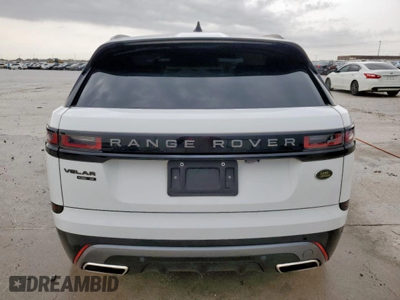 2018 Land Rover Range Rover Velar R-Dynamic SE with VIN SALYL2RV1JA755764, listed as a Copart auction lot 56980485 with 70,119 mi miles and Salvage title. Bid and sale history available at DreamBid. Image 6.