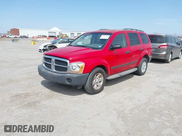 2005 Dodge Durango SXT with VIN 1D4HD38N45F570048, listed as a IAAI auction lot 41802569 with 187,135 mi miles. Bid and sale history available at carsss.com. Image 2.