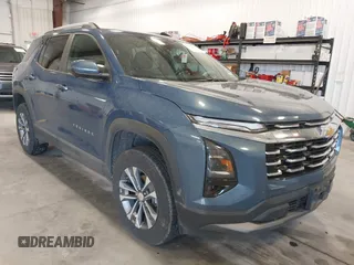 2025 Chevrolet Equinox FWD LT with VIN 3GNAXHEG9SL163764, listed as a IAAI auction lot 42552908 with 14,720 mi miles and . Bid and sale history available at DreamBid. Image 1.