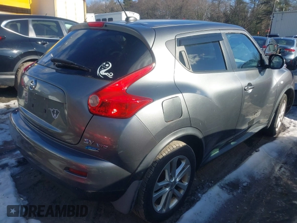 2012 Nissan Juke SV with VIN JN8AF5MV6CT108121, listed as a IAAI auction lot 41589587 with 136,185 mi miles. Bid and sale history available at carsss.com. Image 4.