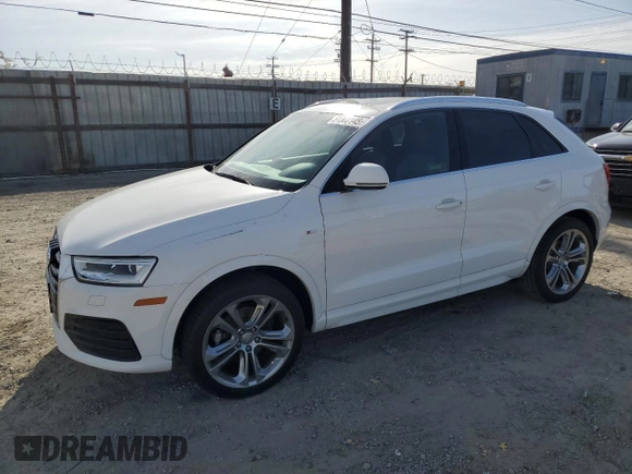 2018 Audi Q3 Premium Plus with VIN WA1HCCFS3JR003163, listed as a Copart auction lot 51308145 with 120,436 mi miles and Clean Title. Bid and sale history available at carsss.com. Image 1.