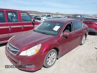 2012 Subaru Legacy 2.5i Premium with VIN 4S3BMCG62C3032296, listed as a IAAI auction lot 41781946 with 184,148 mi miles. Bid and sale history available at carsss.com. Image 6.