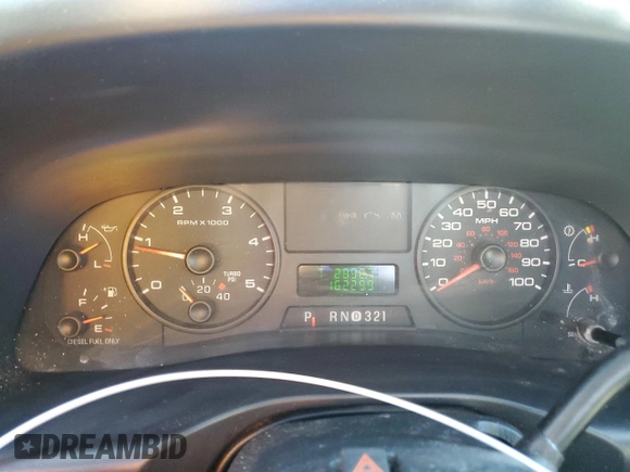 2005 Ford F-250 XL with VIN 1FTSF21P45EC86041, listed as a Copart auction lot 87603895 with 162,299 mi miles and Salvage Title. Bid and sale history available at DreamBid. Image 9.