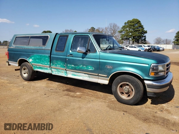 1996 Ford F-150 with VIN 1FTEX15H5TKA45899, listed as a Copart auction lot 44412295 with 225,651 mi miles and Salvage Title. Bid and sale history available at carsss.com. Image 4.