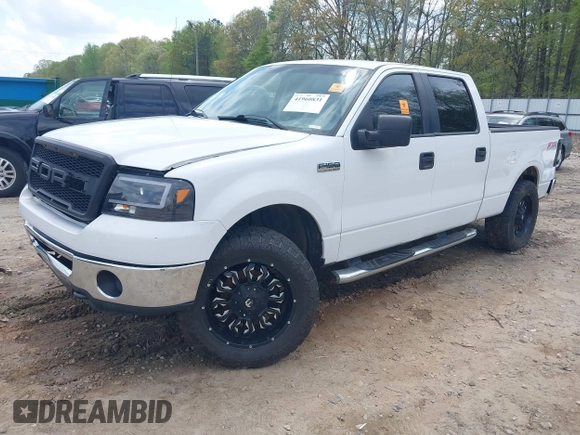2008 Ford F-150 XLT with VIN 1FTPW14528FB59703, listed as a IAAI auction lot 41960831 with Not provided miles and . Bid and sale history available at DreamBid. Image 2.