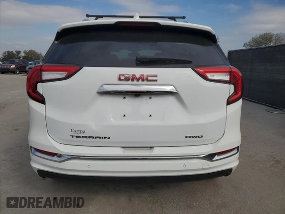 2022 GMC Terrain Denali with VIN 3GKALXEV7NL310492, listed as a Copart auction lot 46217725 with 12,081 mi miles and Clean title. Bid and sale history available at DreamBid. Image 6.