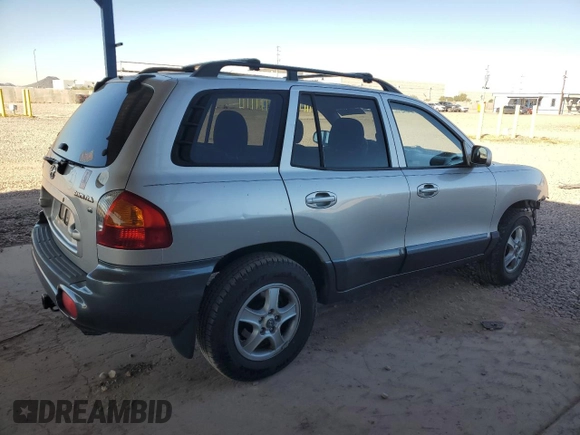 2002 Hyundai Santa Fe GLS with VIN KM8SC13D42U228062, listed as a Copart auction lot 88159455 with 133,554 mi miles and Salvage Title. Bid and sale history available at carsss.com. Image 3.