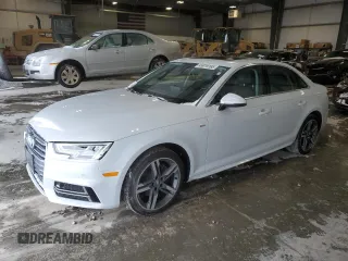2018 Audi A4 Premium Plus with VIN WAULMAF49JA227861, listed as a Copart auction lot 45019165 with 105,172 mi miles and Salvage Title. Bid and sale history available at carsss.com. Image 1.