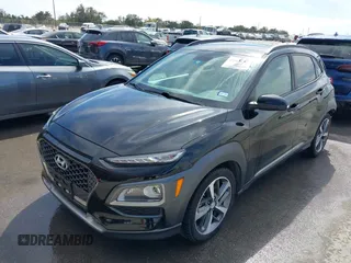 2018 Hyundai Kona Limited with VIN KM8K33A58JU078785, listed as a IAAI auction lot 41808445 with 58,738 mi miles. Bid and sale history available at carsss.com. Image 2.