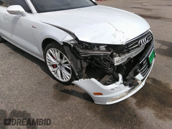 2016 Audi A7 3.0 Premium Plus with VIN WAUWGAFC6GN144188, listed as a IAAI auction lot 41824927 with 128,379 mi miles. Bid and sale history available at carsss.com. Image 6.