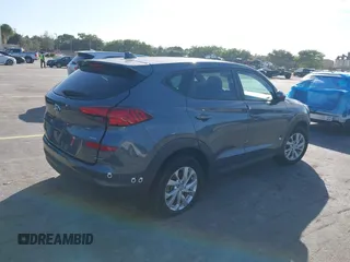 2021 Hyundai Tucson SE with VIN KM8J2CA49MU387658, listed as a IAAI auction lot 41408719 with 22,316 mi miles. Bid and sale history available at carsss.com. Image 4.