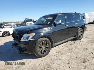 2019 Nissan Armada Platinum with VIN JN8AY2NF9K9350669, listed as a Copart auction lot 86662544 with 78,242 mi miles and Salvage Title. Bid and sale history available at carsss.com. Image 1.